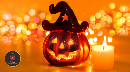 escape game halloween, logo instant escape games