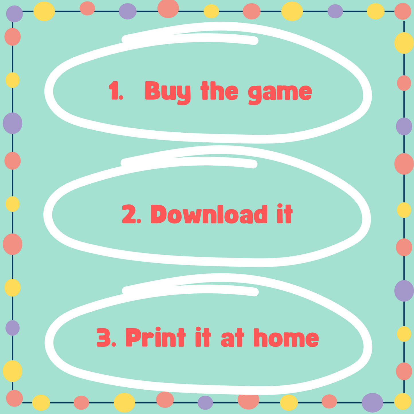 Instructions for the escape room for 10 year olds, designed for an exciting birthday party