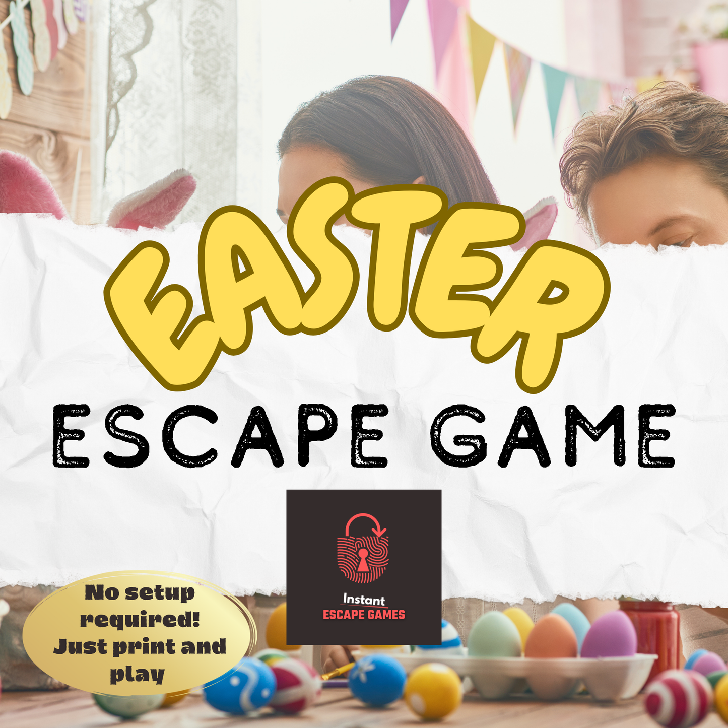 Players’ reactions after solving the puzzles and discovering the mystery in the Easter mystery game