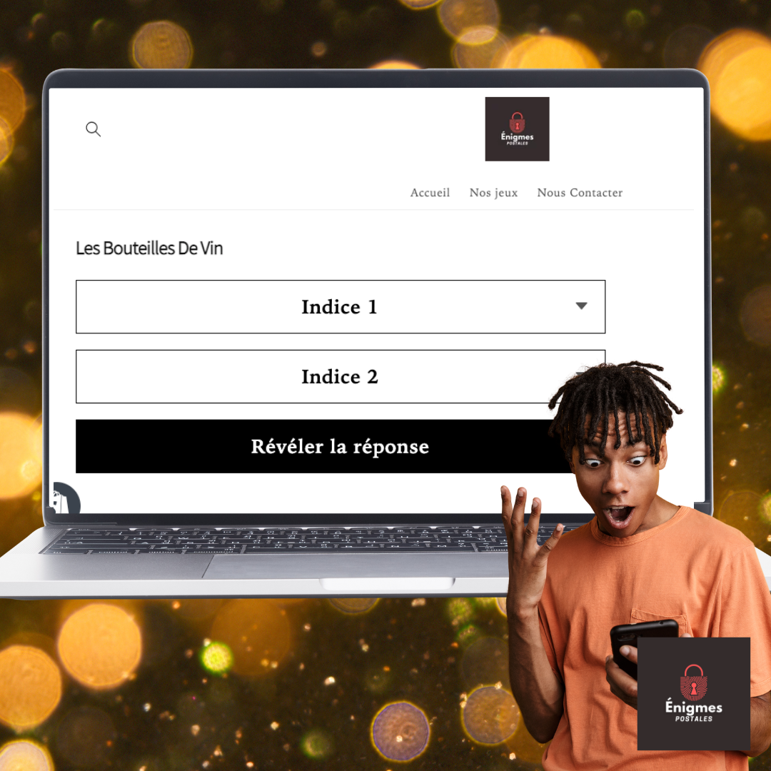 Réactions des joueurs après avoir résolu les énigmes du jeu postal personnalisé pour amateur de vin