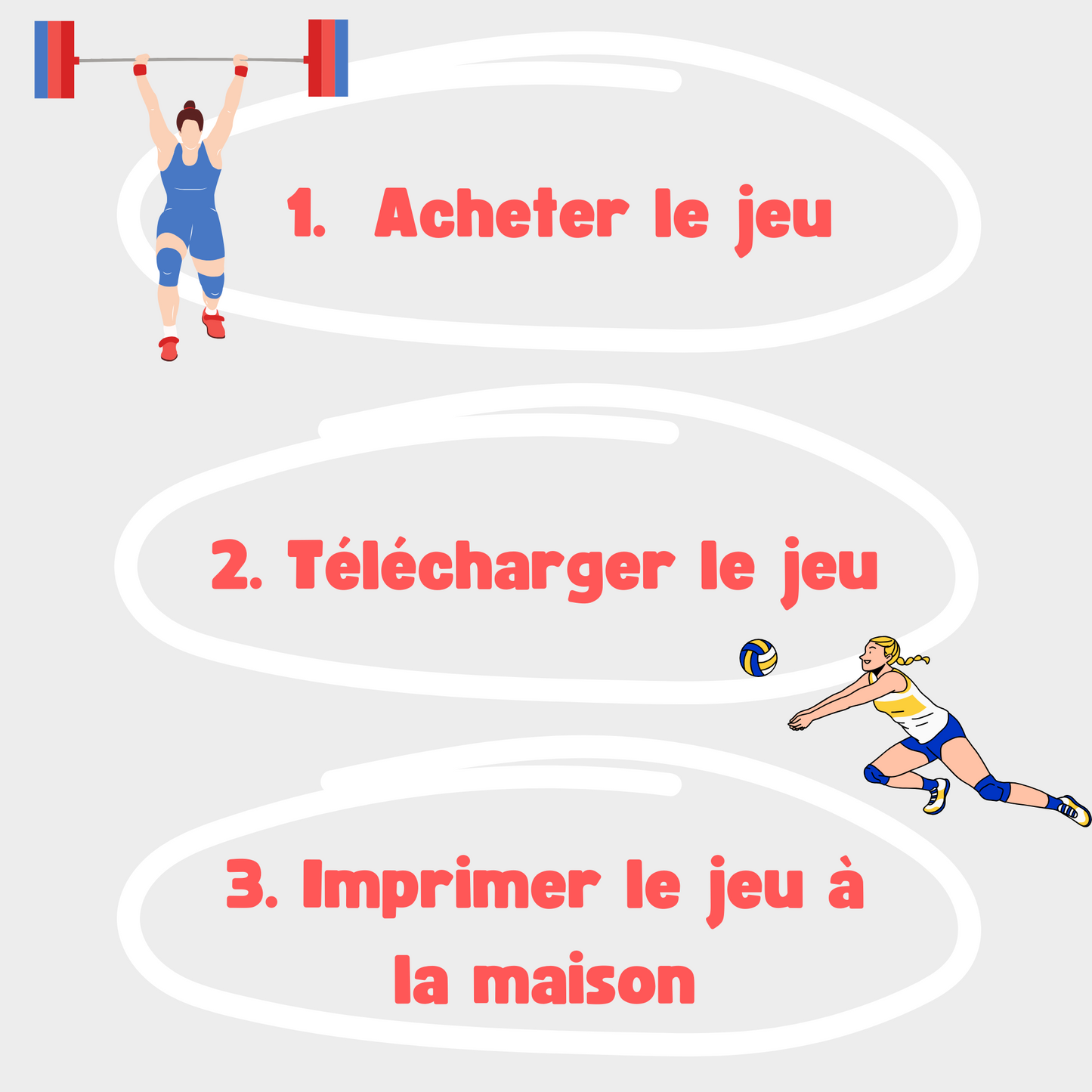Instructions pour l'escape game sur le sport à imprimer, idéal pour les jeux en camping
