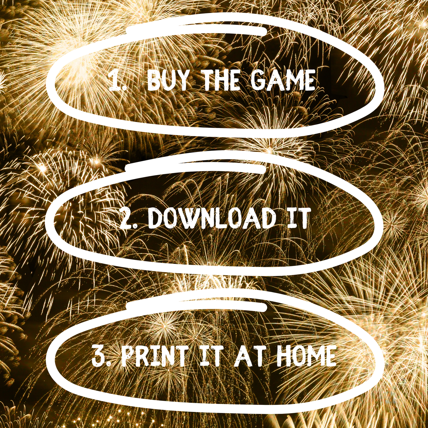 Instructions for fun family activities for New Year's Eve at home, perfect for parties