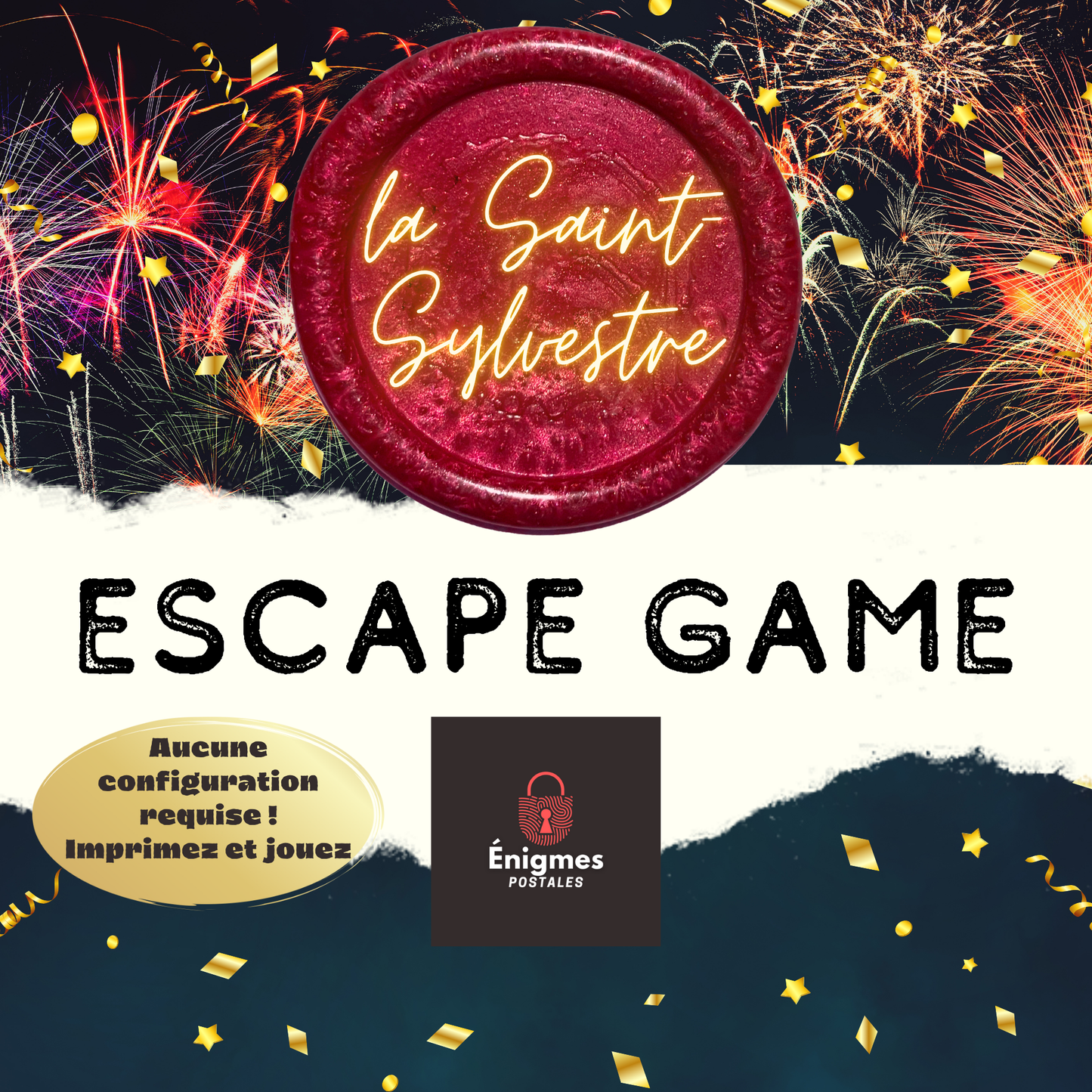 Joueurs s’amusant avec le jeu drôle à faire au nouvel an lors d'une soirée entre amis