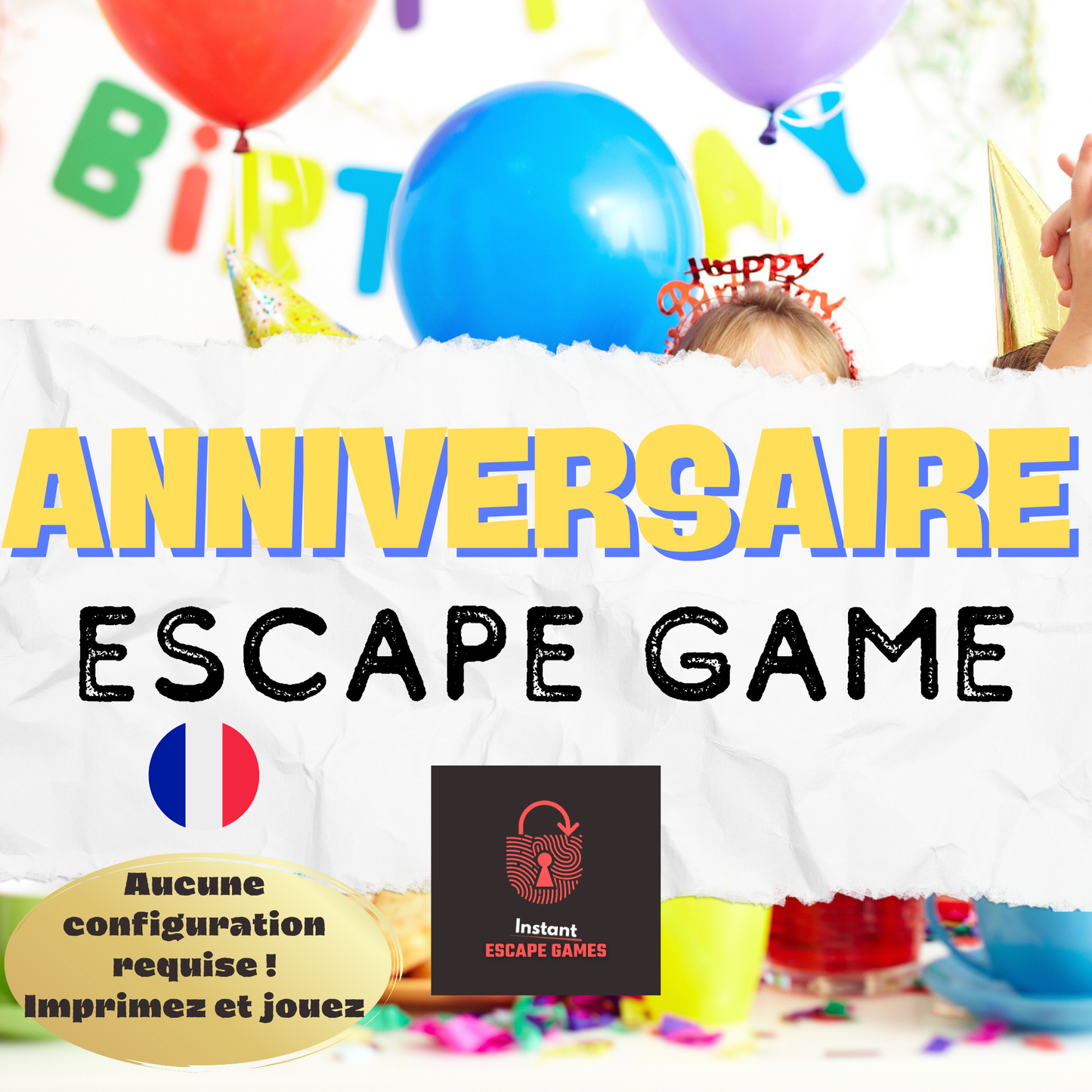 Réactions des enfants après avoir résolu les énigmes du jeu d'anniversaire à imprimer pour enfants