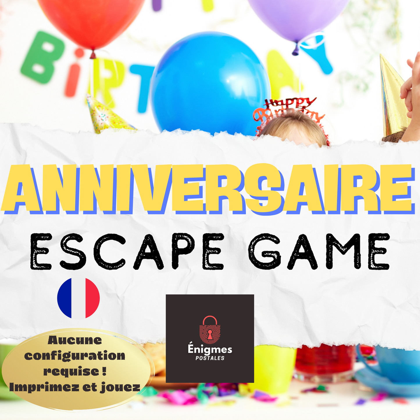 Réactions des enfants après avoir résolu les énigmes du jeu d'anniversaire à imprimer pour enfants