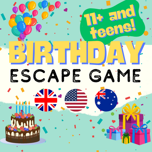 Escape room for 11 year olds, perfect for an exciting escape room party for 11 year olds