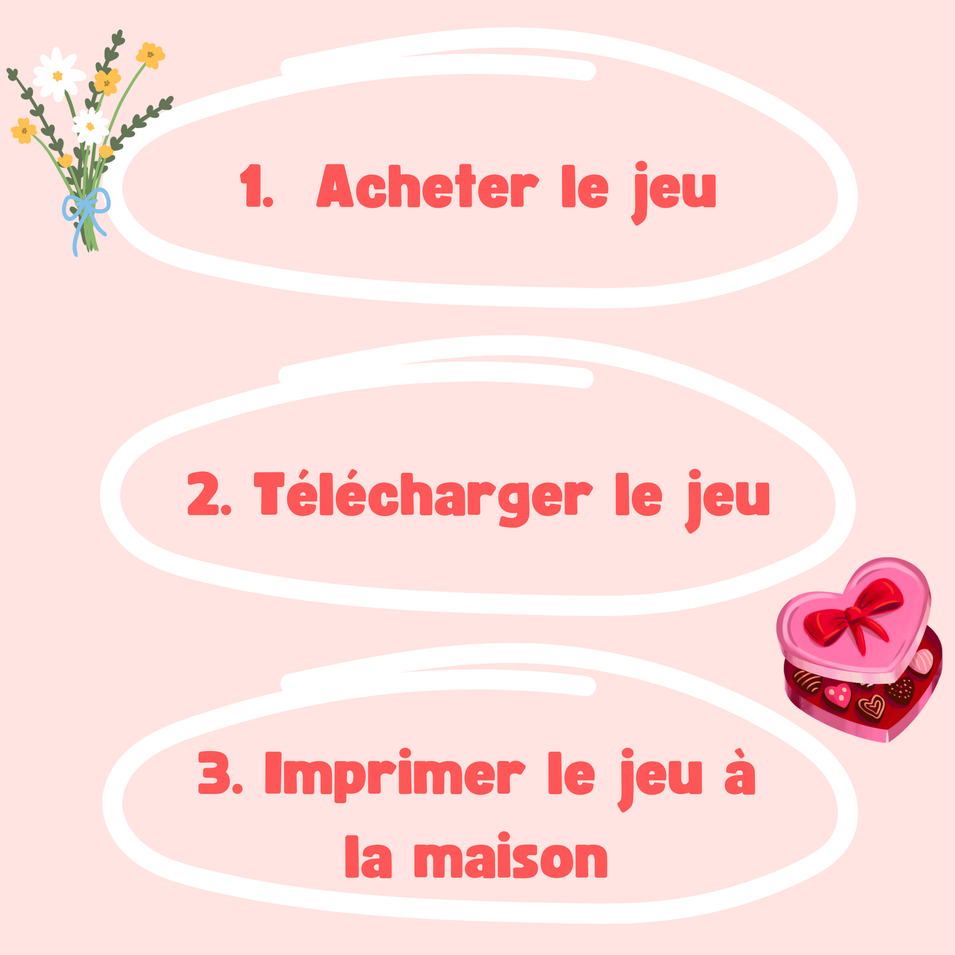 Instructions pour le jeu fête des mères à imprimer, idéal pour une activité spéciale pour la fête des mères