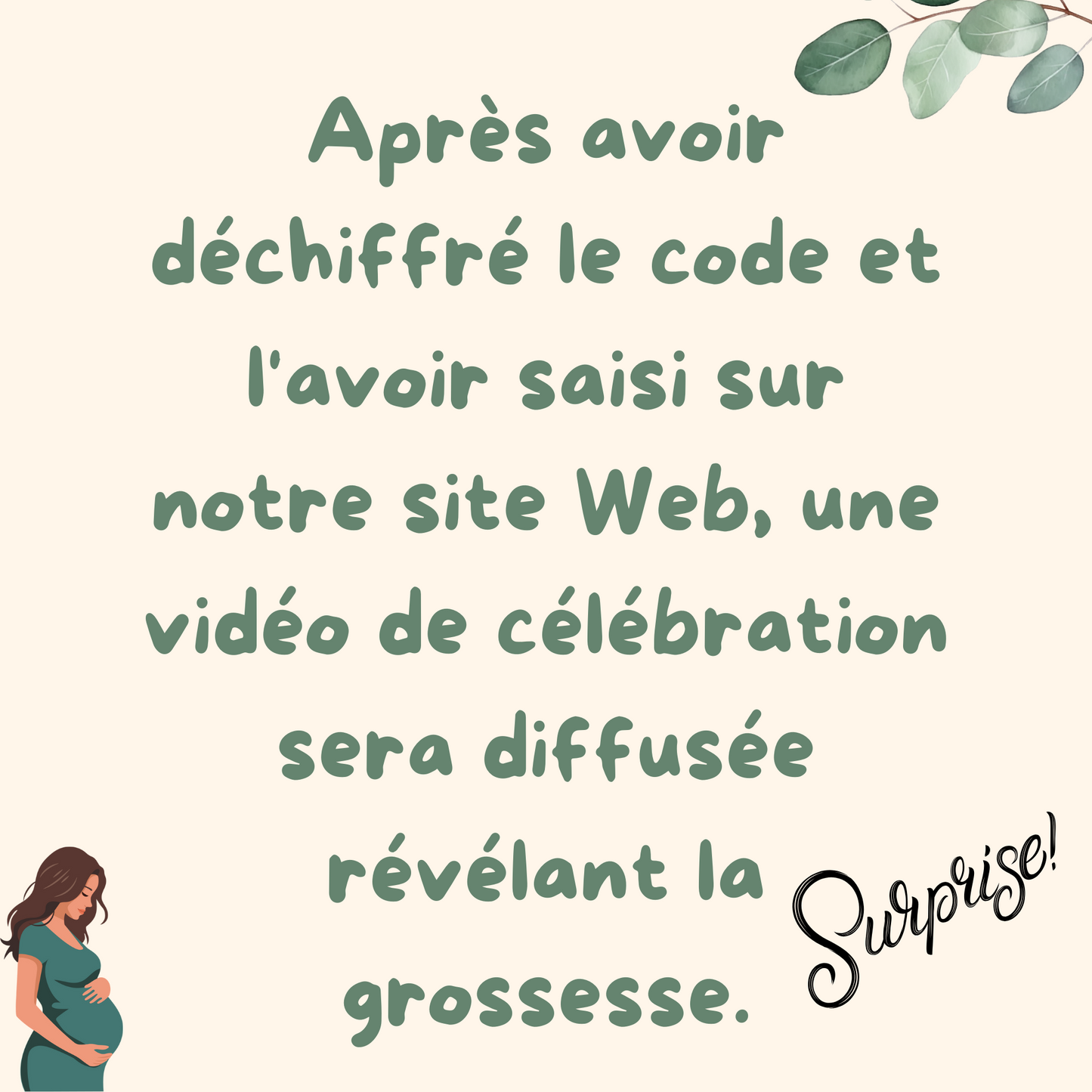Famille jouant au jeu de mots mêlés grossesse enfant pour annoncer une grossesse