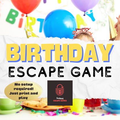 Children’s reactions after solving the puzzles in the escape game birthday party for kids