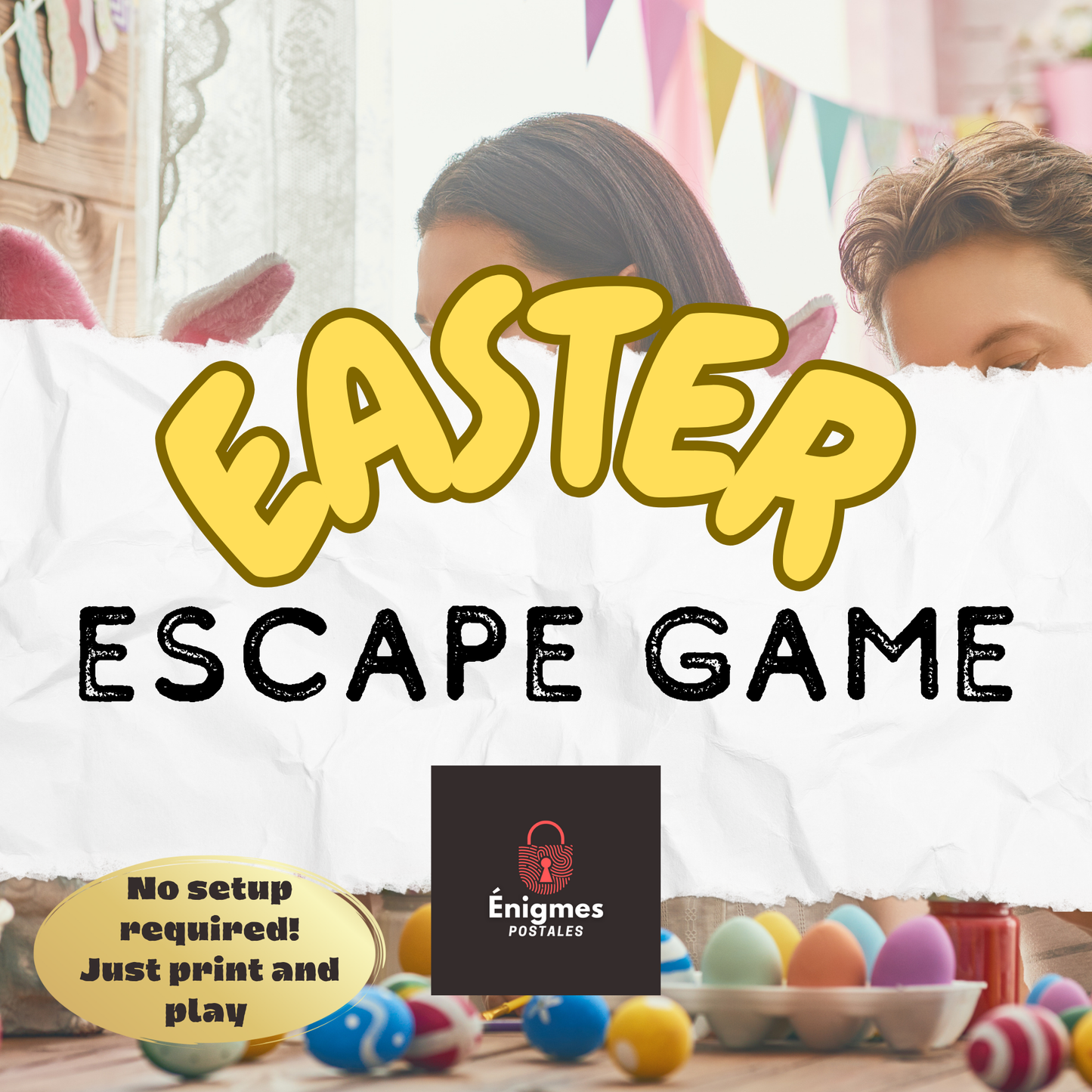 Players’ reactions after solving the puzzles and discovering the mystery in the Easter mystery game