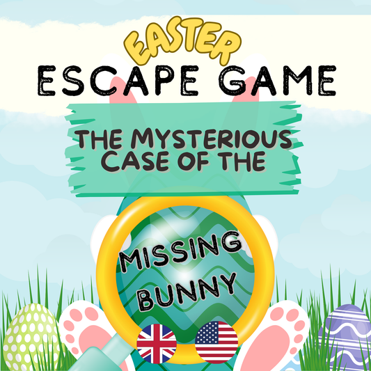 Easter mystery game, perfect for fun family activities and solving clues during the Easter holiday