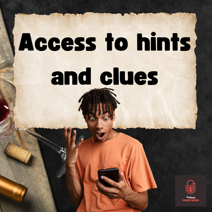 Details of when the wine tasting mystery game reveal happens during the couples wine mystery game