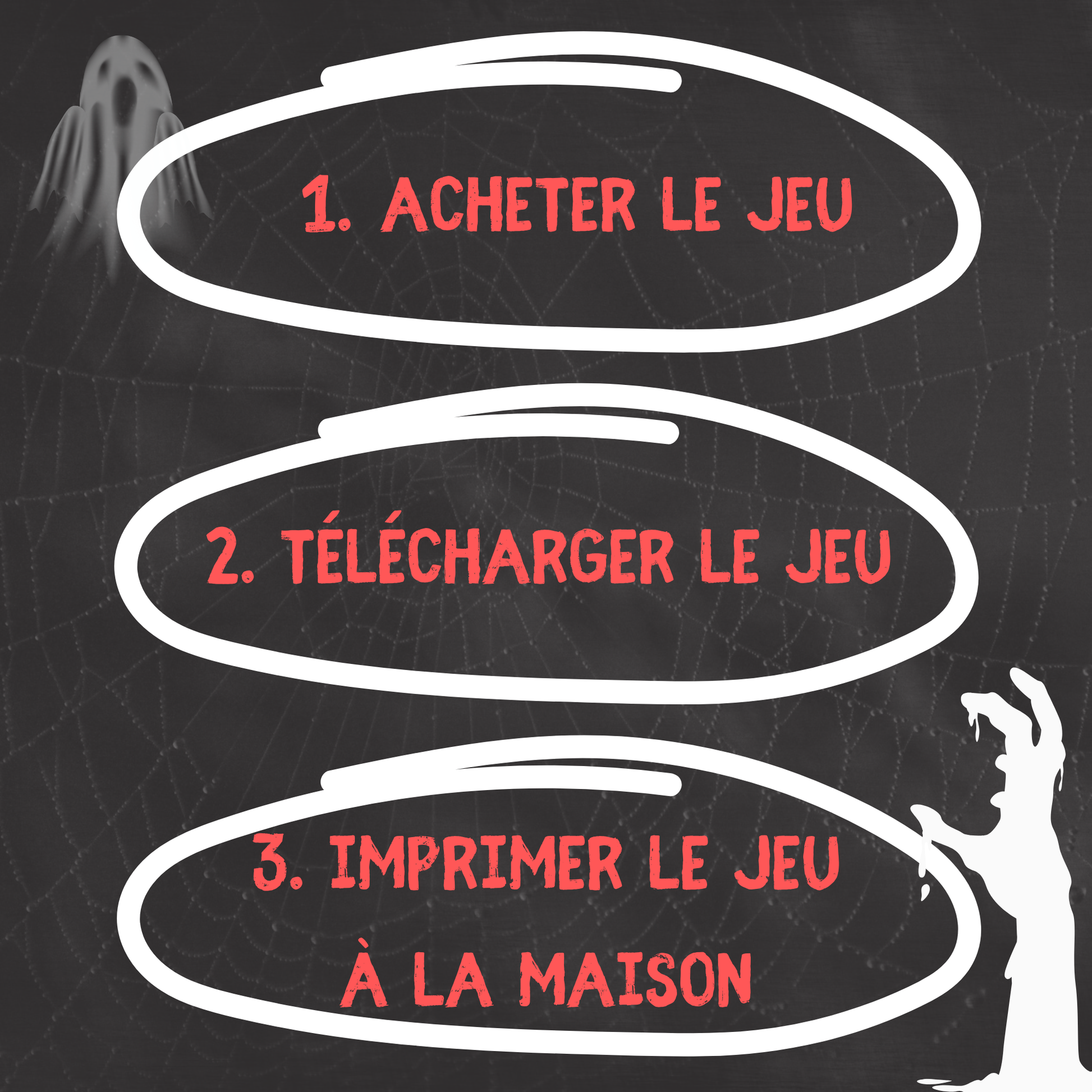 Instructions du pack Maison Hantée – comment télécharger, imprimer et jouer aux jeux d’Halloween