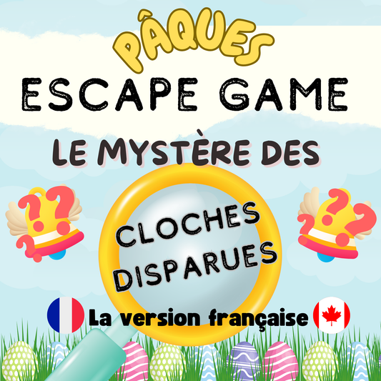 Activité Pâques enfant, jeu amusant avec des énigmes et des surprises pour les enfants pendant Pâques