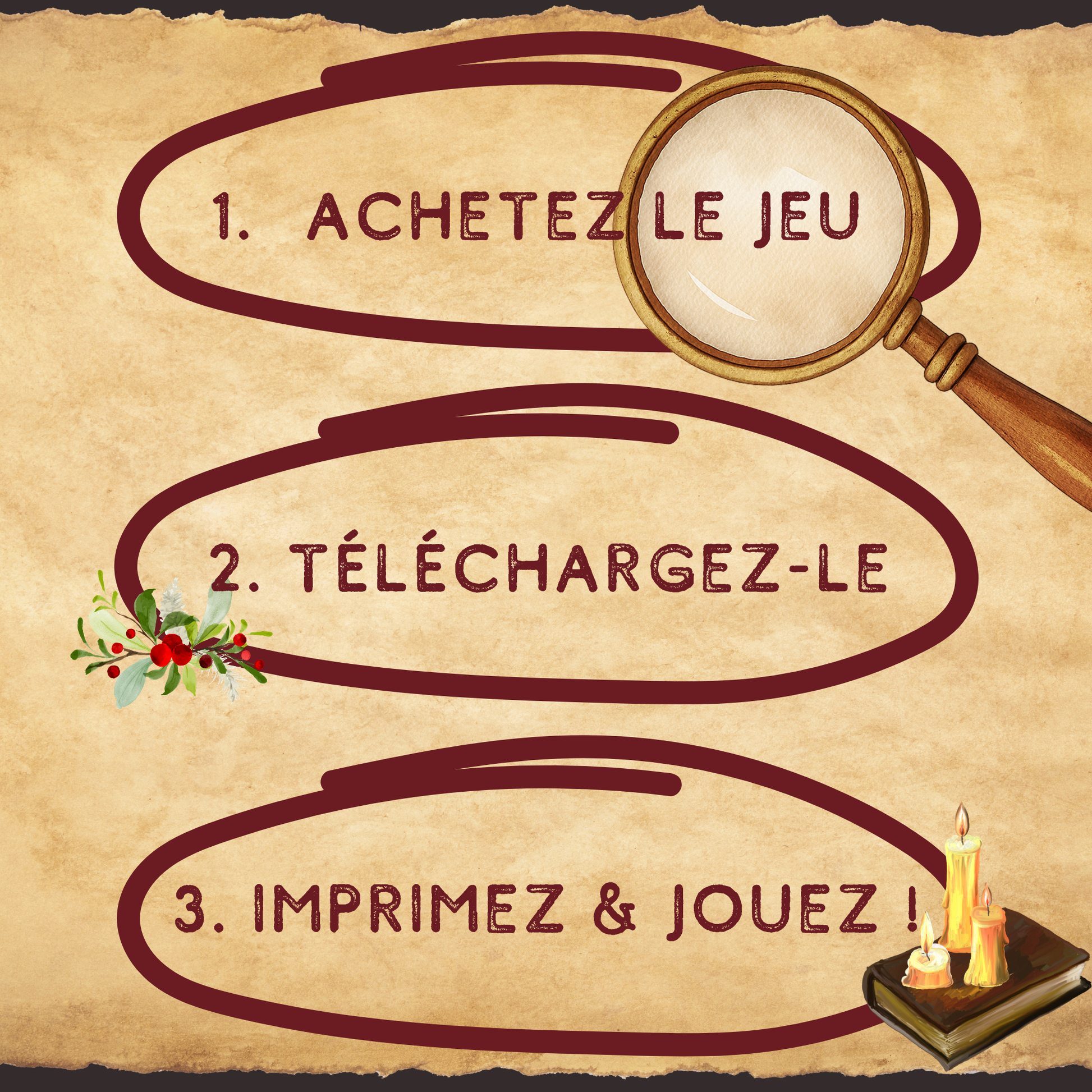 Animation fête de Noël entreprise à imprimer grand groupe — achetez, téléchargez et imprimez instantanément