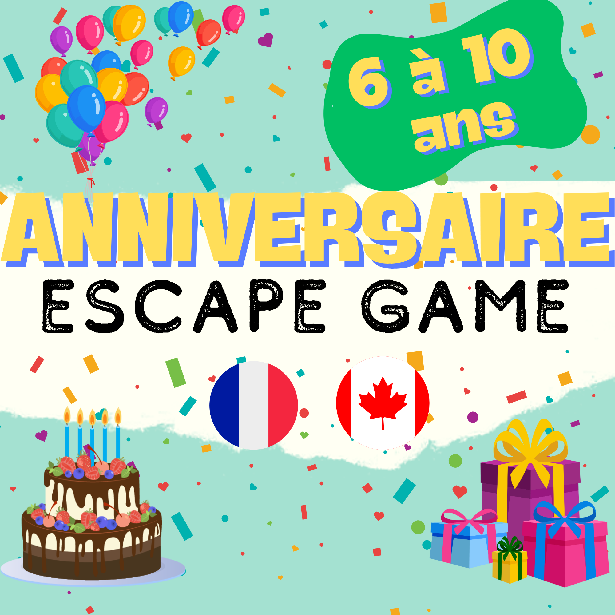 Vidéo du jeu d'anniversaire à imprimer pour enfants montrant des activités amusantes à faire pour un anniversaire enfant